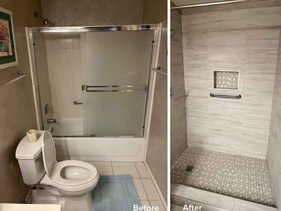 Before And After Bathroom Remodel