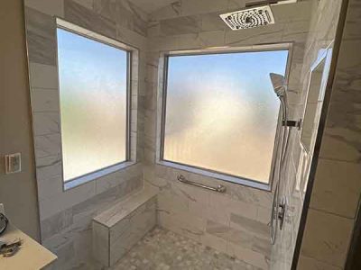 Shower Wall Installation