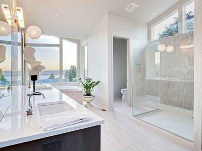 White Bathroom Restoration
